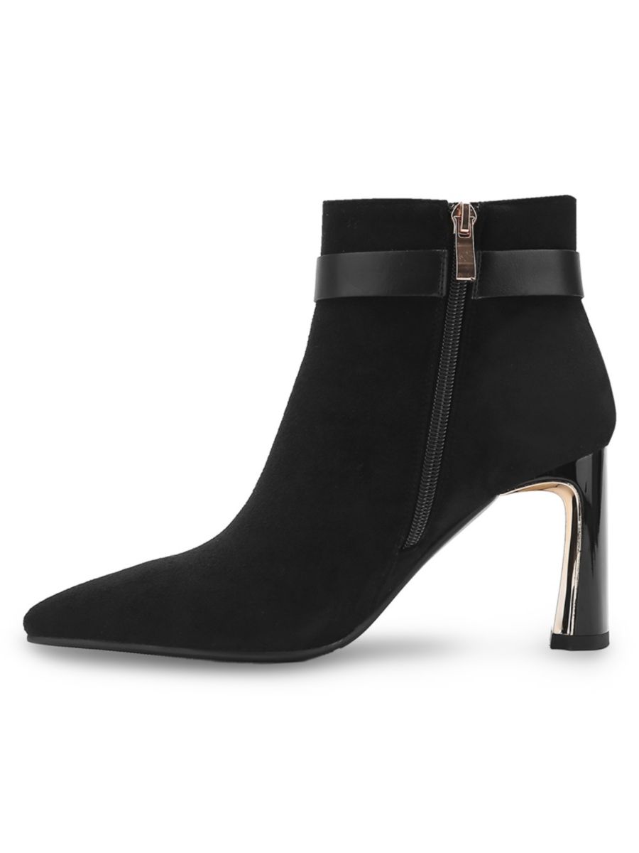 Ботинки из искусственной замши для подиума Lady Couture, желто-коричневый — фото 4