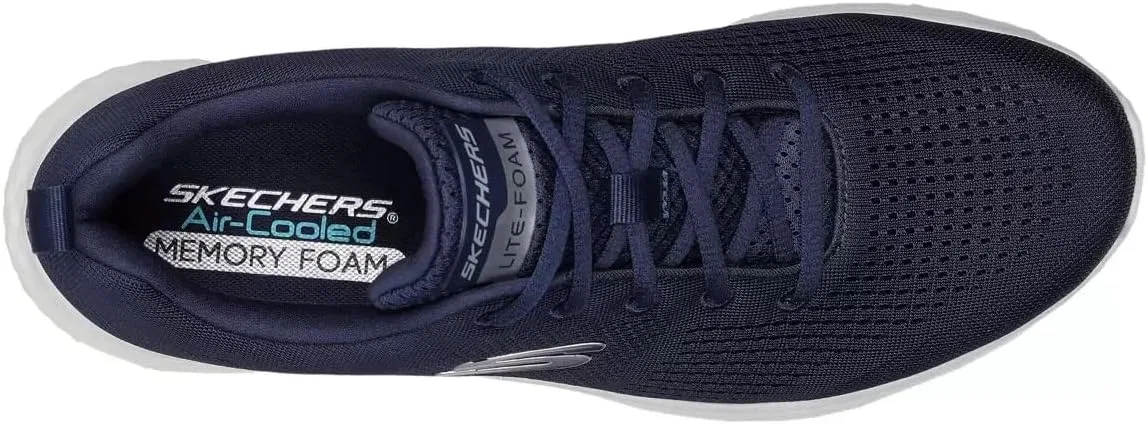 Мужские кроссовки Skechers с эффектом памяти, Navy — фото 2
