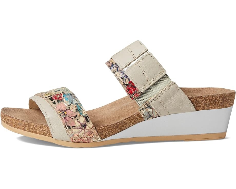 Туфли Naot Royalty, цвет Soft Ivory Leather/Golden Floral Leather — фото 4