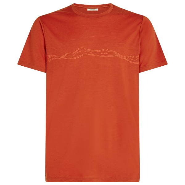 

Футболка Merino 150 tech lite s/s mountain pulse - рубашка из мериноса Icebreaker, Agate