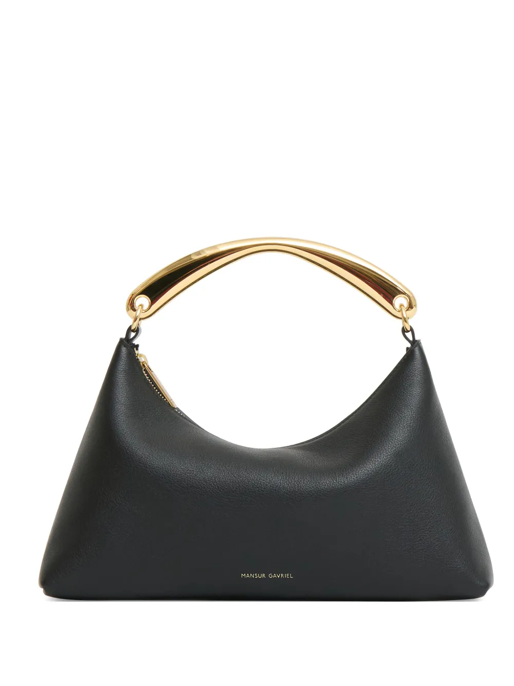 

Сумка на плечо с металлической ручкой Mansur Gavriel, черный