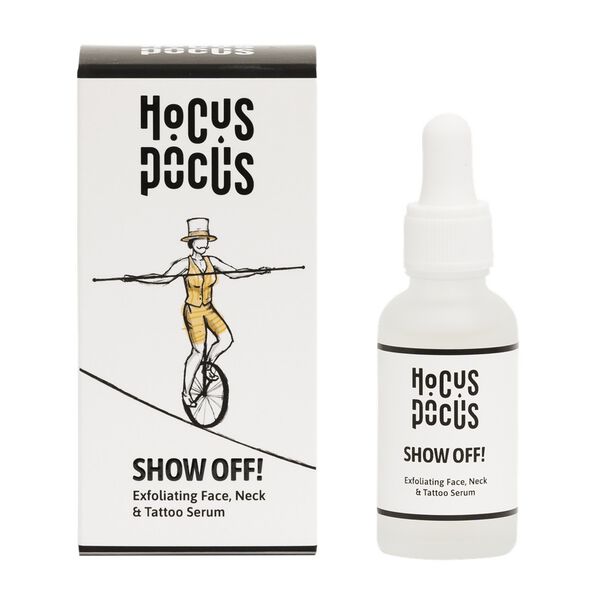 

Микроотшелушивающая сыворотка для лица, шеи и татуировок, 30 мл Hocus Pocus Show off!