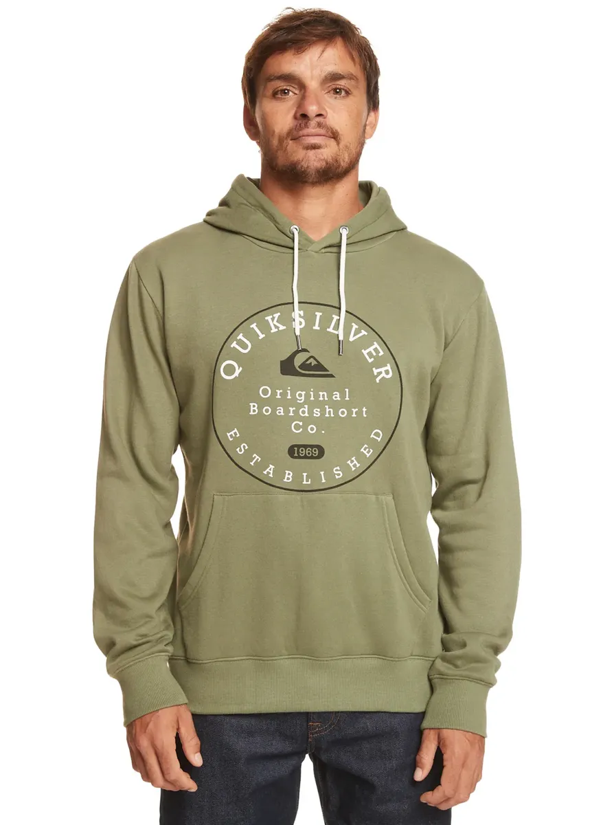 

Толстовка Quiksilver с капюшоном "Circle Trim", цвет Four Leaf Clover