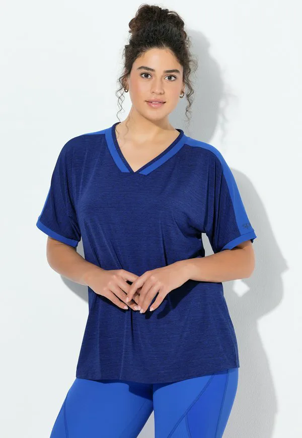 

Funktionelles antibakterielles vausschnitthalsshirt базовая футболка halbärmel Ulla Popken, Dark Blue, Синий, Funktionelles antibakterielles vausschnitthalsshirt базовая футболка halbärmel Ulla Popken, Dark Blue