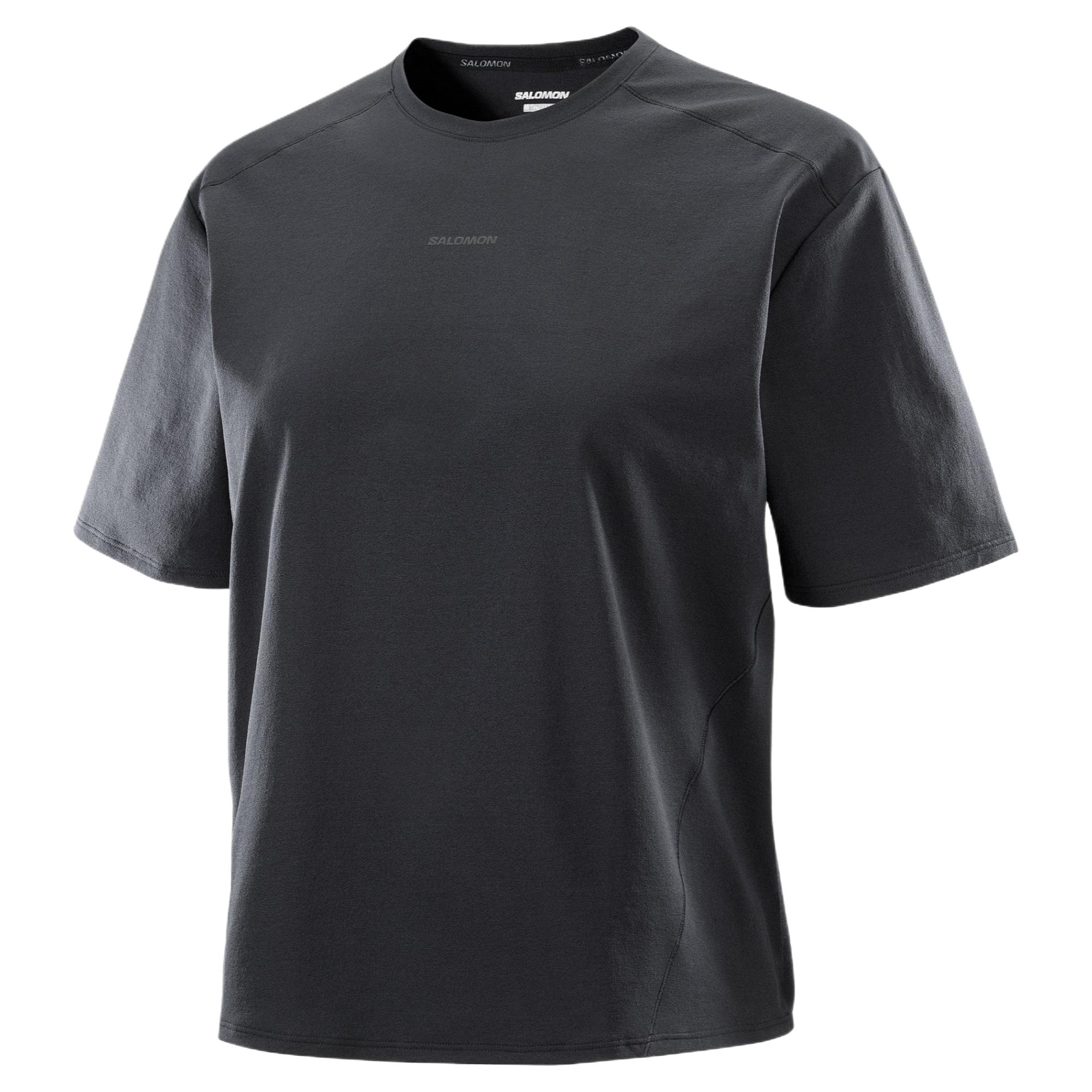 

SALOMON Футболка с рукавом дроп-шоулд женская черная, Черный, SALOMON Футболка с рукавом дроп-шоулд женская черная