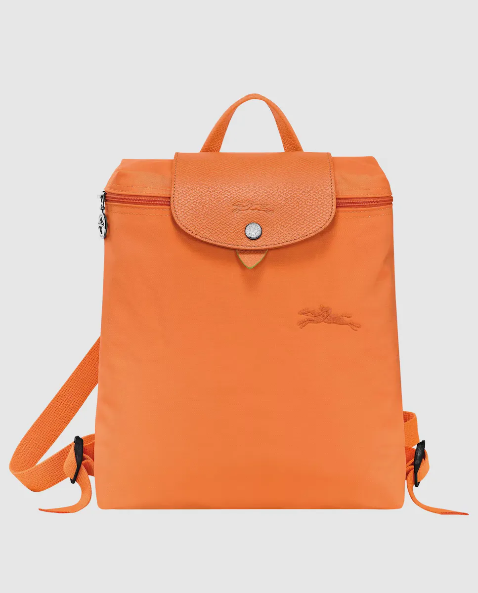 

Женский рюкзак Le Pliage Green размера M на молнии Longchamp, оранжевый