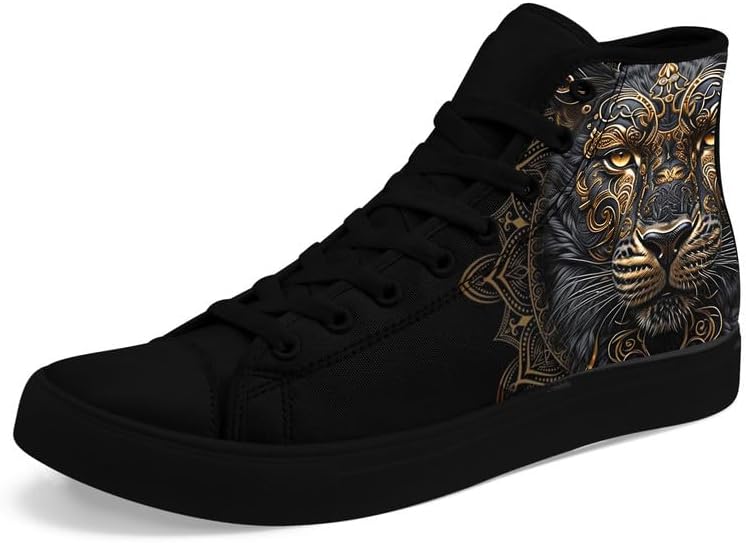 

Унисекс модные кроссовки с черепом на высокой подошве, классические тканевые обувь на шнуровке, повседневные стильные хип-хоп теннисные кроссовки для мужчин и женщин Awsole, черный