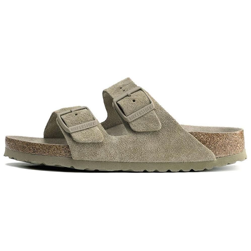 

Сандалии из замши Аризона Birkenstock, хаки