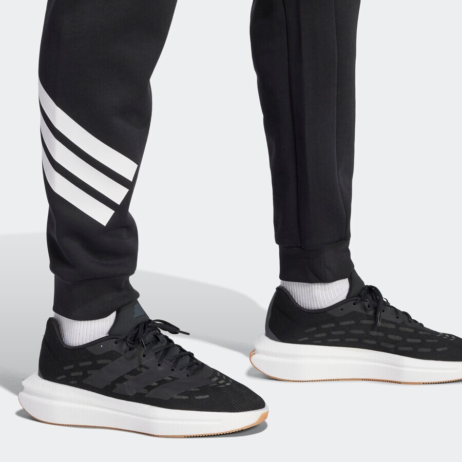 Длинные брюки ADIDAS SPORTSWEAR Tapered Workout Pants, черный — фото 4