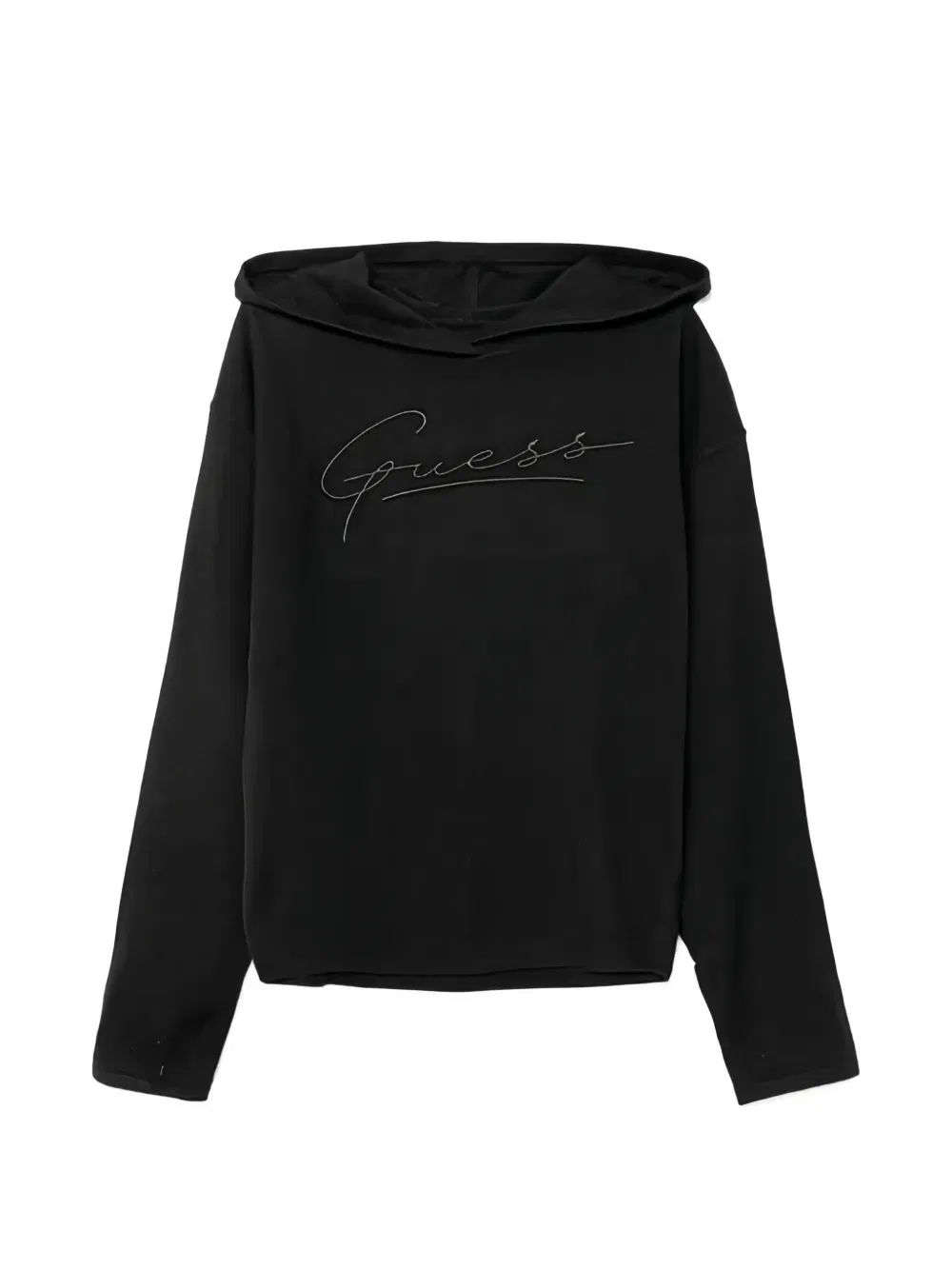 Худи с капюшоном Guess Kids, черный