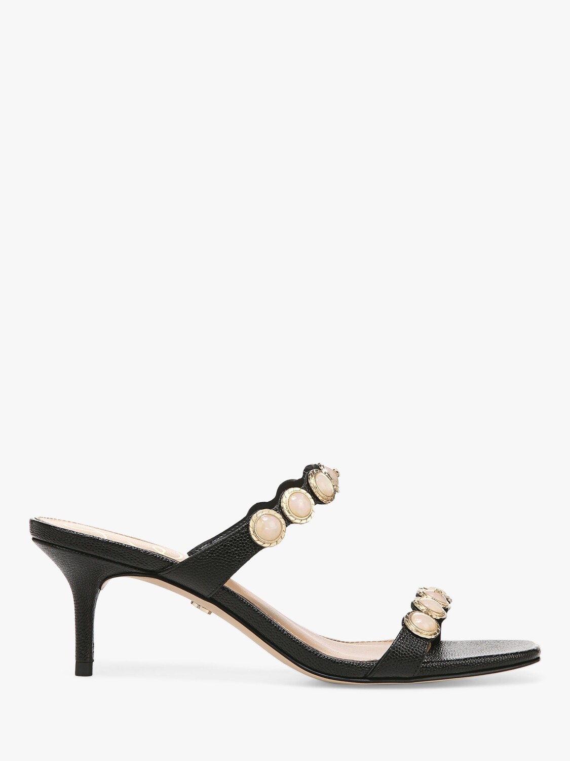 

Босоножки на каблуке Sam Edelman Palma с жемчугом, черные