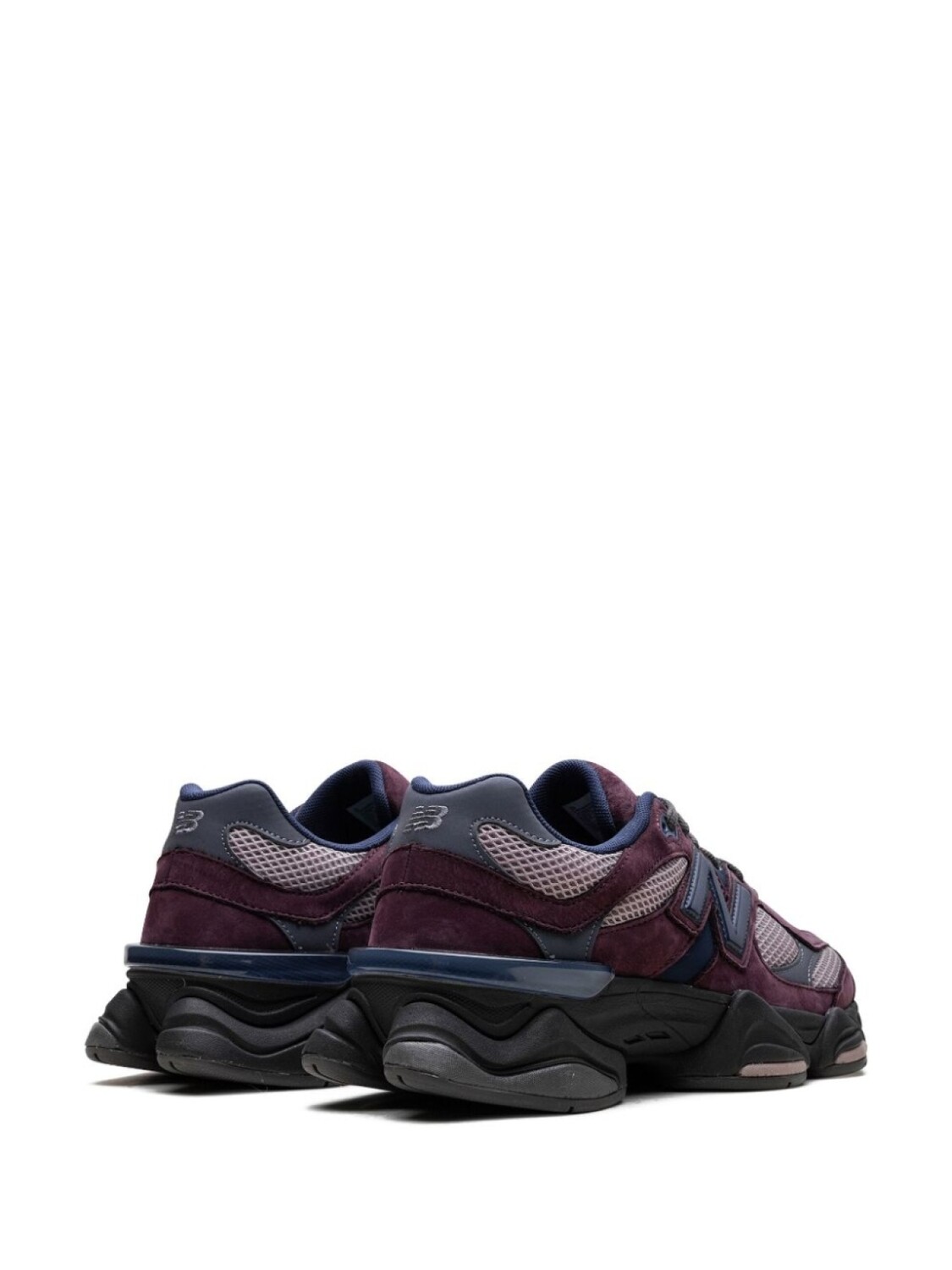 Кроссовки 9060 "Сливово-коричневый ледяной винный" New Balance, фиолетовый — фото 3