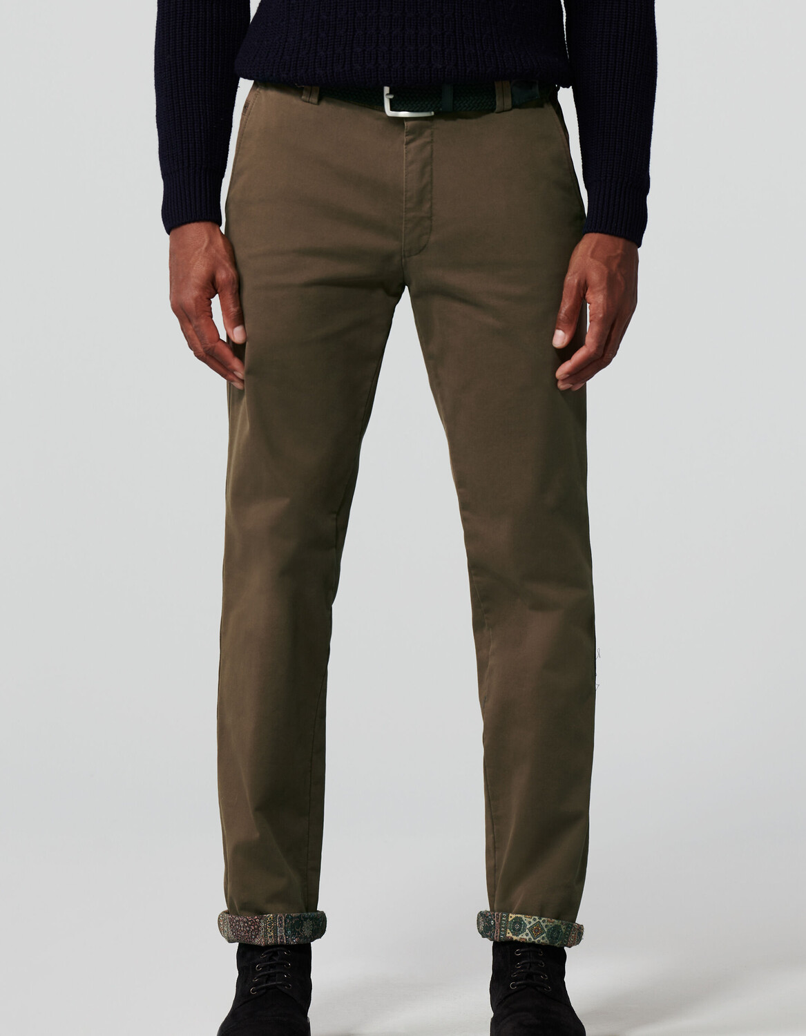 

Брюки чинос Meyer Hose Thermo Fine Twill, серо коричневый