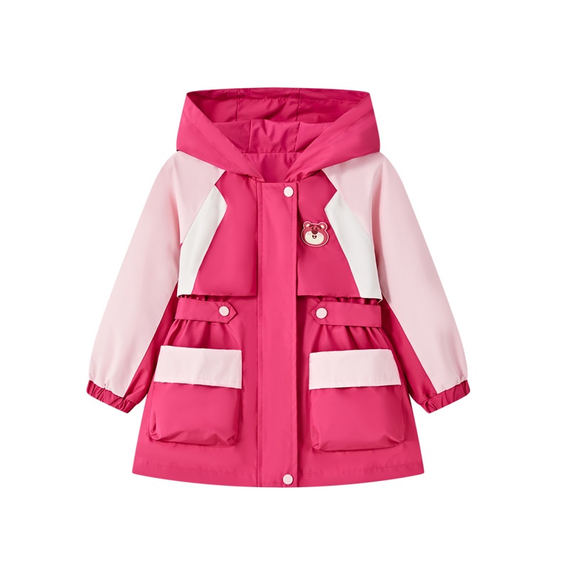 

Disney Куртка Strawberry Bear Series SS25 Rose Red для детей 3-7 лет