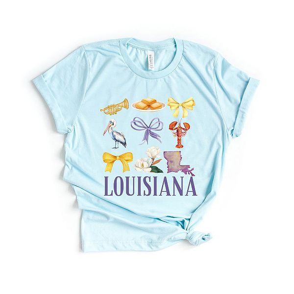 

Футболка с принтом Coquette Louisiana Chart Simply Sage Market, Ice Blue, Зеленый, Футболка с принтом Coquette Louisiana Chart Simply Sage Market, Ice Blue