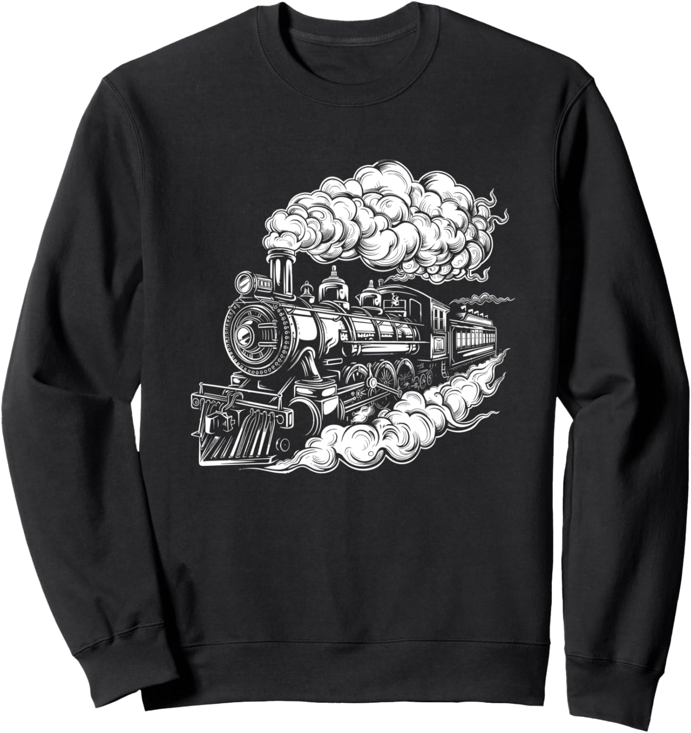 

Толстовка с изображением паровоза для любителей поездов Railway Worker Shirts And Prizes, черный
