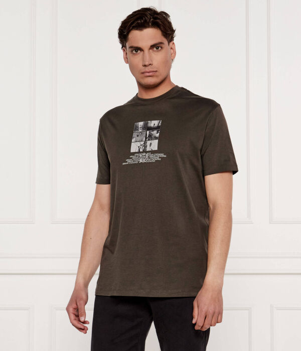

Футболки Regular fit Armani Exchange, хаки