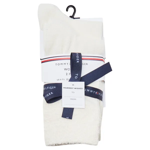 Носки, 2 пары подарочных букле Tommy Hilfiger, бежевый — фото 2