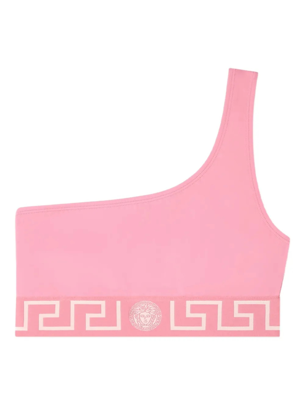 

Versace топ бикини с узором Greca, розовый