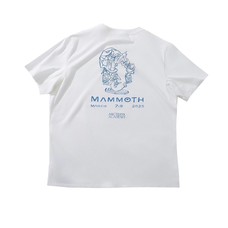 Arcteryx Футболка Mammoth Academy Cotton SS25 мужская White/ABA Mammoth — фото 3