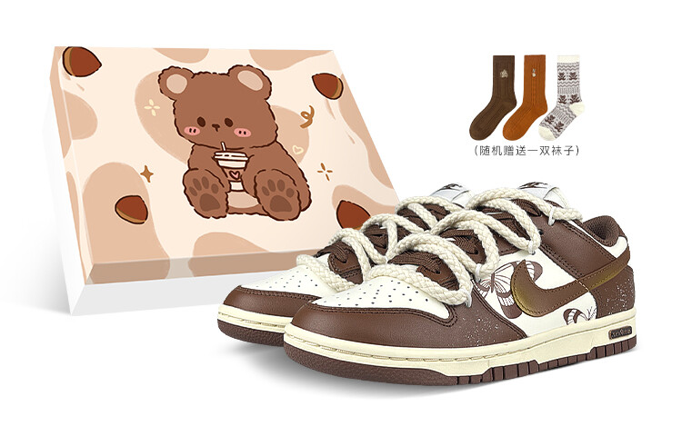 

Женские кроссовки для скейтбординга Nike Dunk, Dark Brown