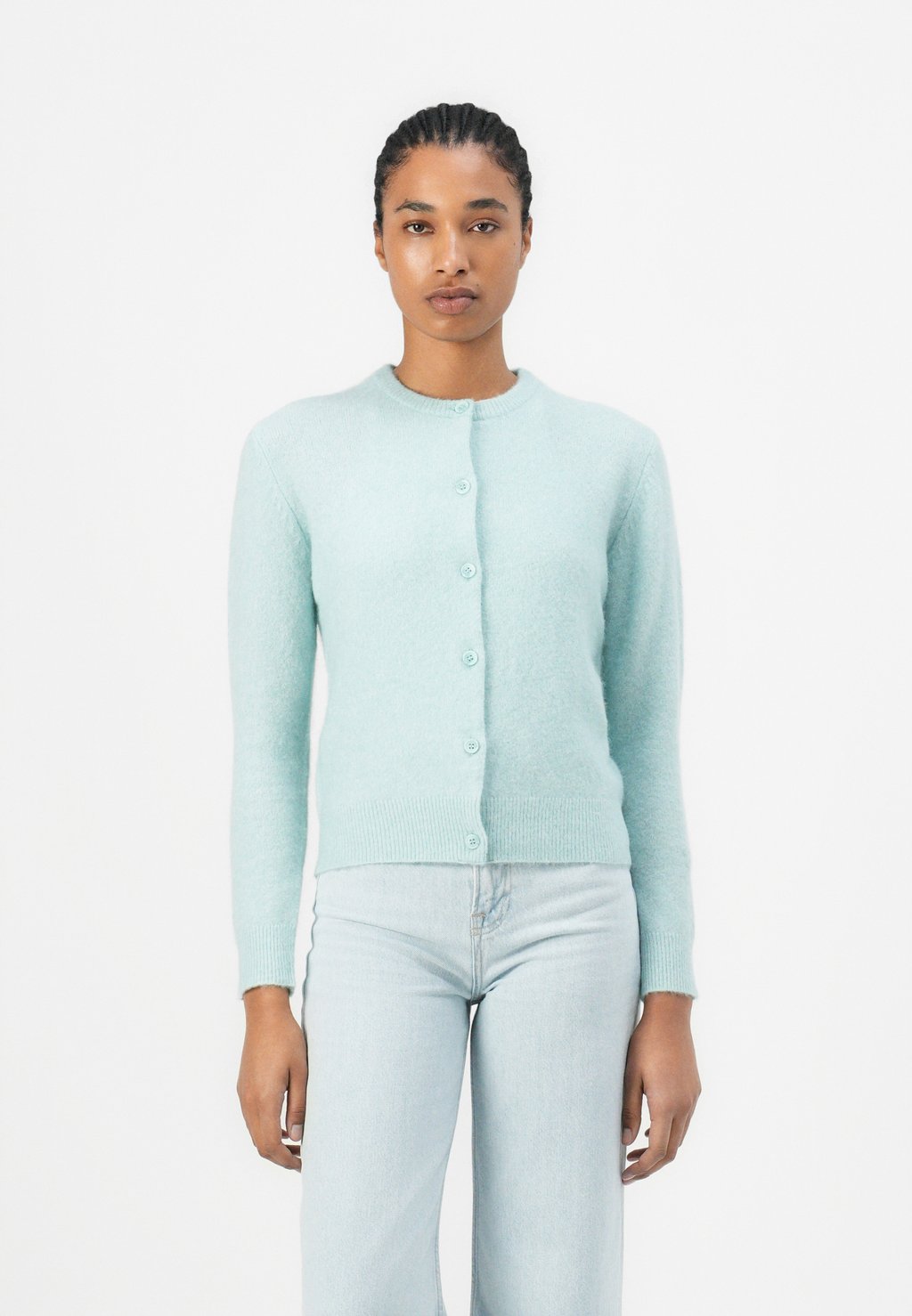 

Кардиган SHORT CARDIGAN Samsøe Samsøe, светло-голубой
