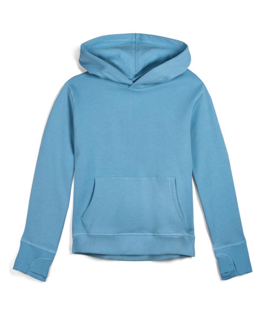 

Детская толстовка с капюшоном из органического хлопка, произведенного в соответствии с принципами справедливой торговли, для мальчиков и девочек Mightly, Chambray