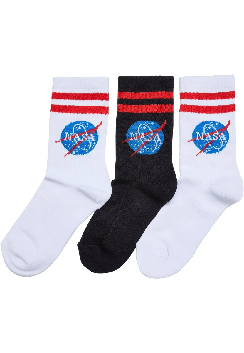 

Базовые носки MisterTee "MisterTee Unisex NASA Insignia Socks Kids, 3 шт." (1 пара), белый