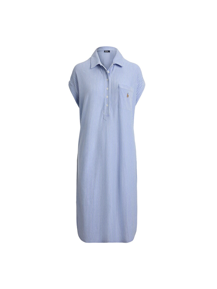 

Ночная рубашка Polo Ralph Lauren Oxford, светло-голубой/белый