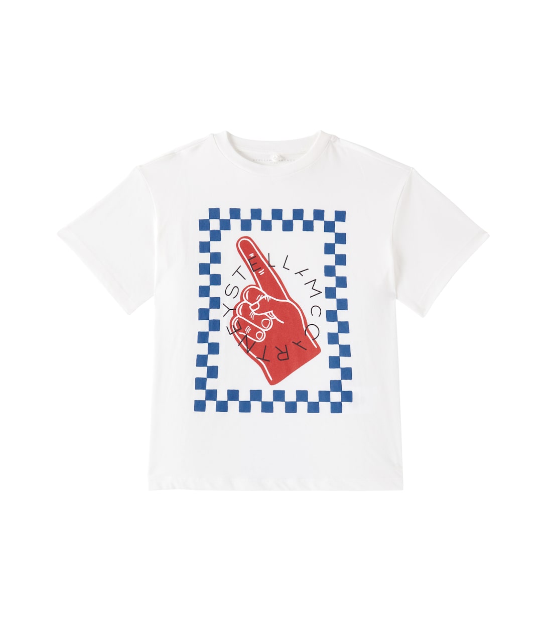 

Футболка из хлопкового джерси с логотипом Stella McCartney Kids, белый