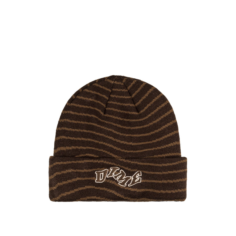 

Шапка college wave cuff beanie Dime, черный