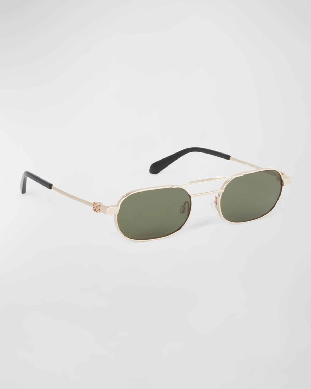 

Мужские металлические овальные солнцезащитные очки Vaiden Off-White, цвет 7655 Gold Green