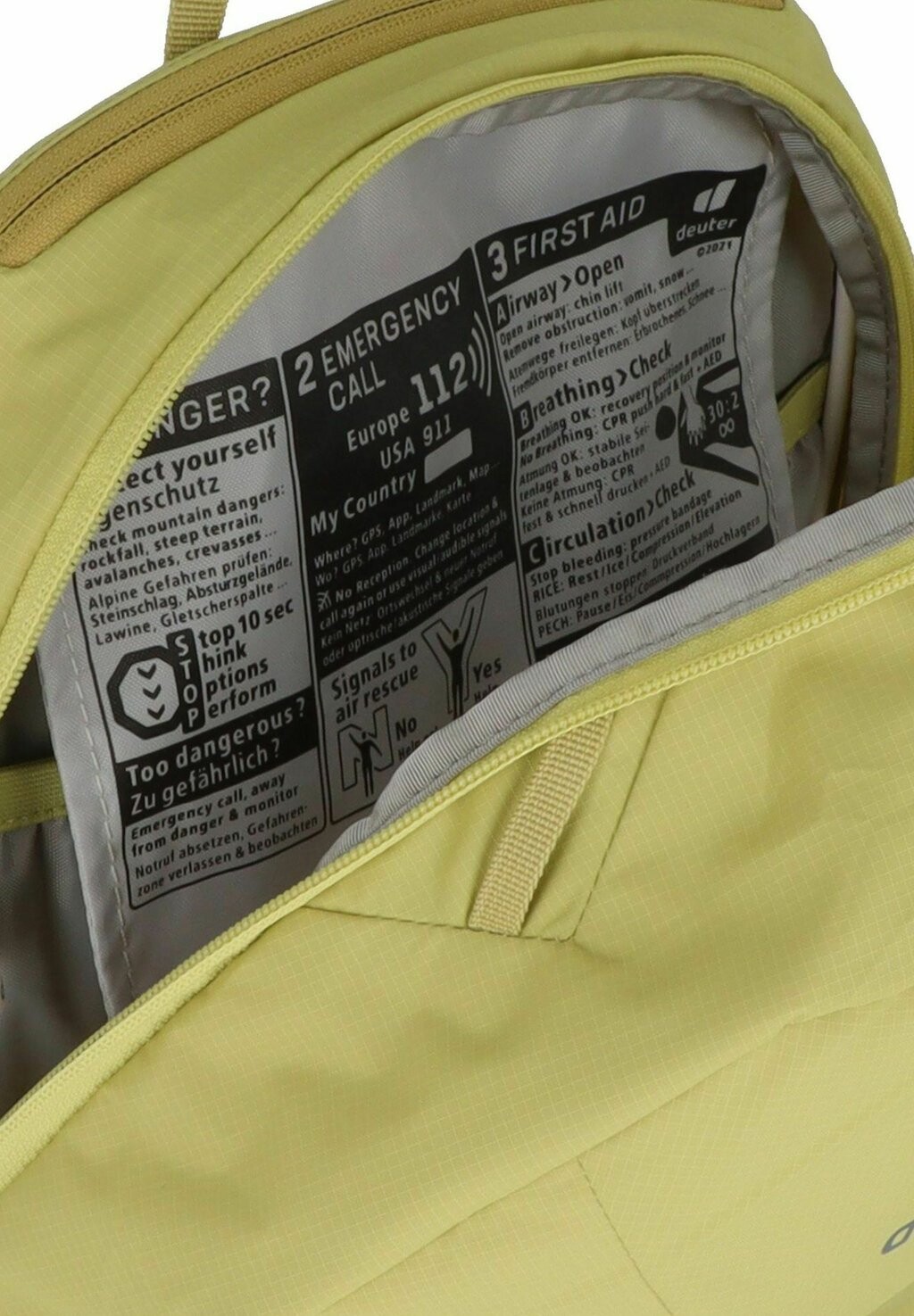 

Походный рюкзак SPEED LITE 17L Deuter, зеленый