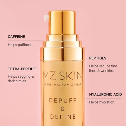 Сыворотка для контура глаз Mz Skin Depuff & Define Contouring Eye Rescue Anti-Ageing Serum Vegan Mz Skin By Maryam Zamani Md — фото 2