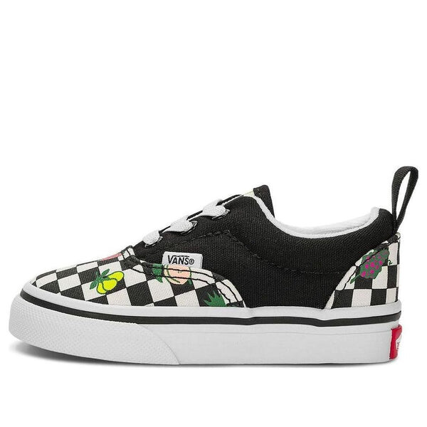 

Кроссовки era fruit checkerboard 'black white' Vans, черный