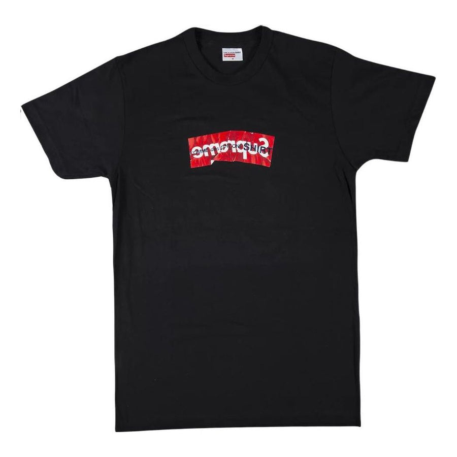 

Футболка Supreme x COMME des GARCONS Box Logo Tee 'Black', черный