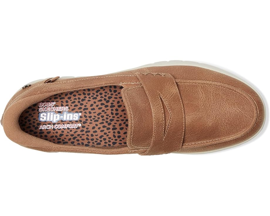 Лоферы BOBS from SKECHERS Hands Free Slip-Ins - Arch Comfort - Sunfest, желто-коричневый — фото 2