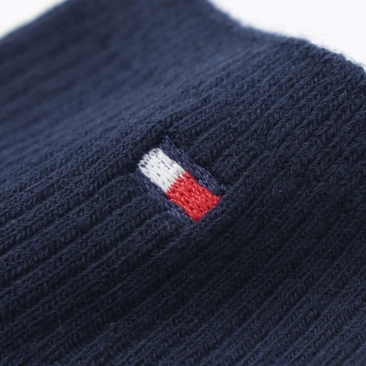 Школьные носки [длина 7 см] с вышивкой в одну точку, короткие носки. Tommy Hilfiger, 69. Navy — фото 4