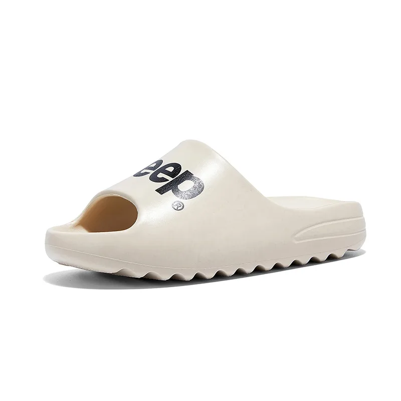 Детские тапочки с противоскользящей подошвой, износостойкие, быстросохнущие Jeep, Light Sand