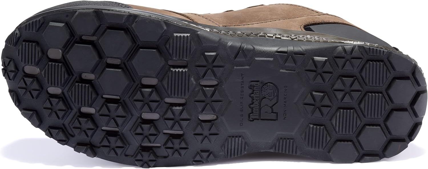 Timberland PRO мужские промышленные рабочие ботинки Reaxion с композитным защитным носком и водонепроницаемостью, Brown/Green — фото 4