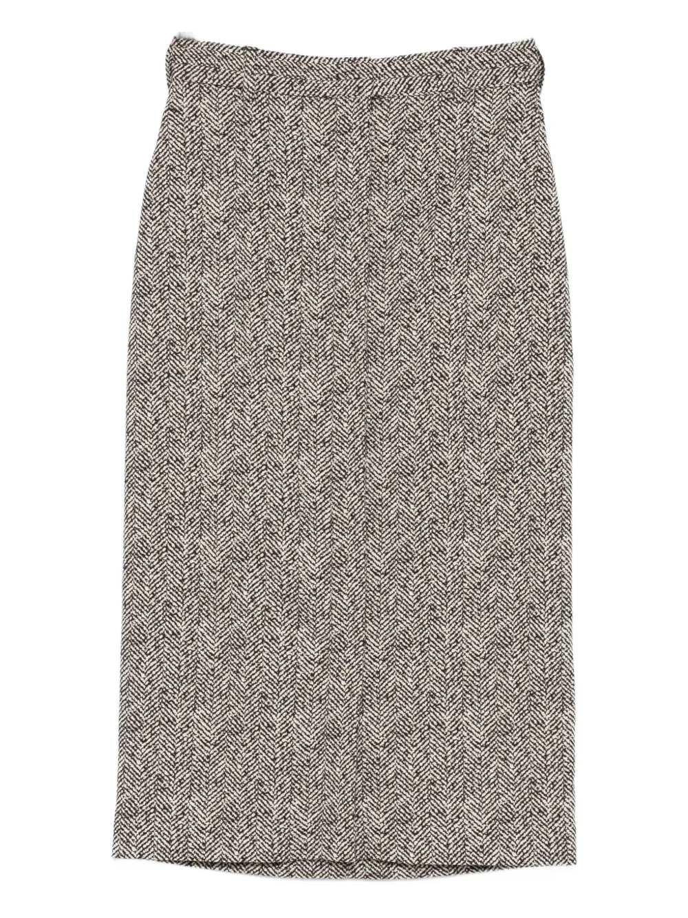 

Юбка миди с елочным узором Rochas, серый