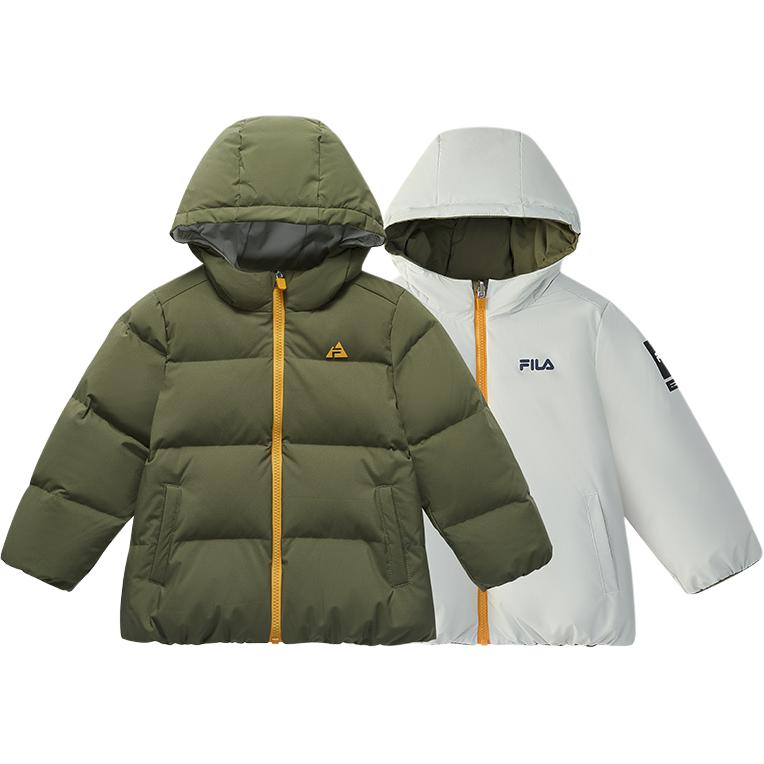 Экстремальная пуховик для холодной погоды storm gray для подростков FILA KIDS, Image Color — фото 4