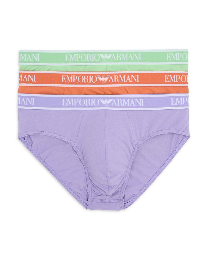 

Трусы с логотипом, 3 шт. Emporio Armani, мультиколор