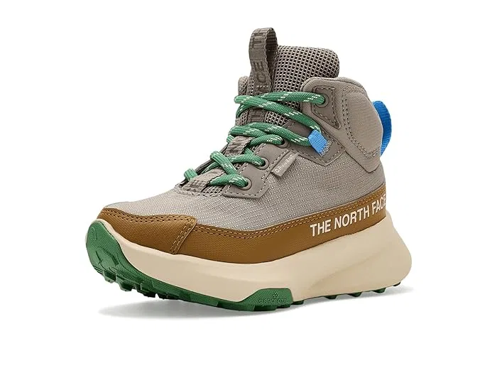 Кроссовки для хайкинга водонепроницаемые Fastpack II Mid The North Face Kids, Stone Slab/Dimmed Algae