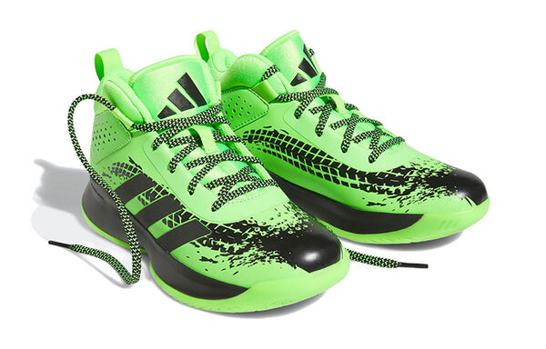 Кроссовки cross em up 5 в ширину Adidas, зеленый — фото 3