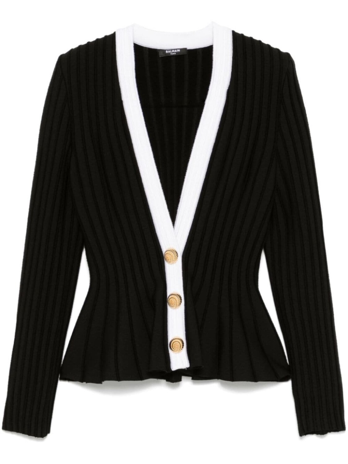 

Куртка Balmain с рельефными швами, синий