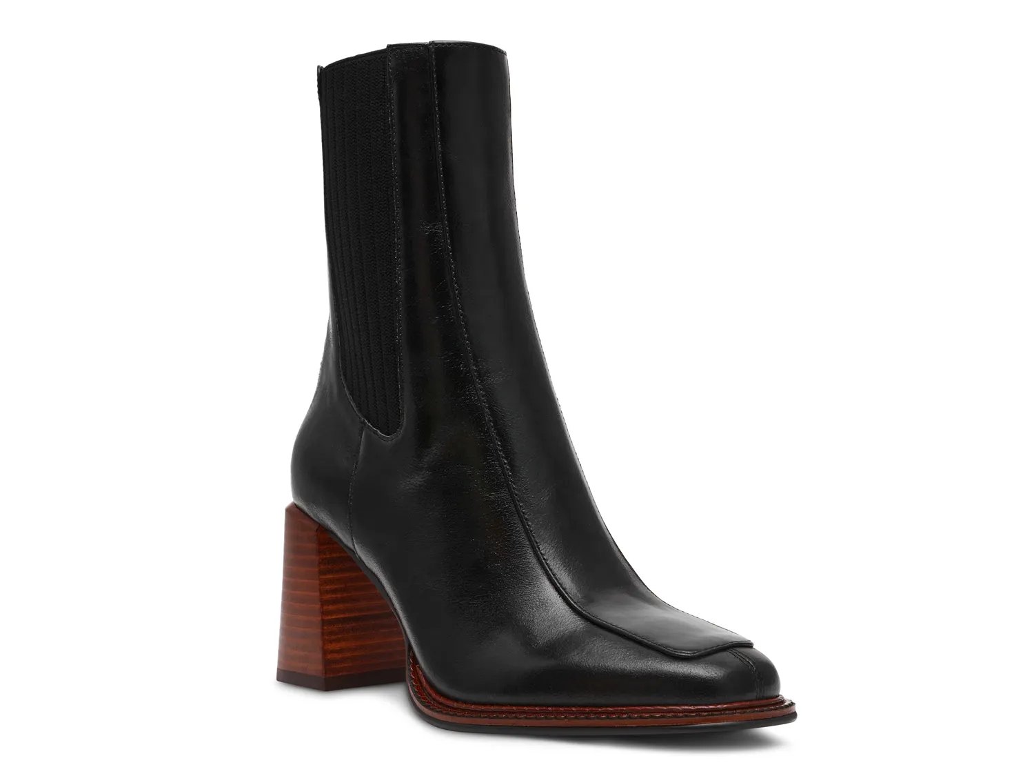 Ботинки Steve Madden Downtown Bootie, Black Leather