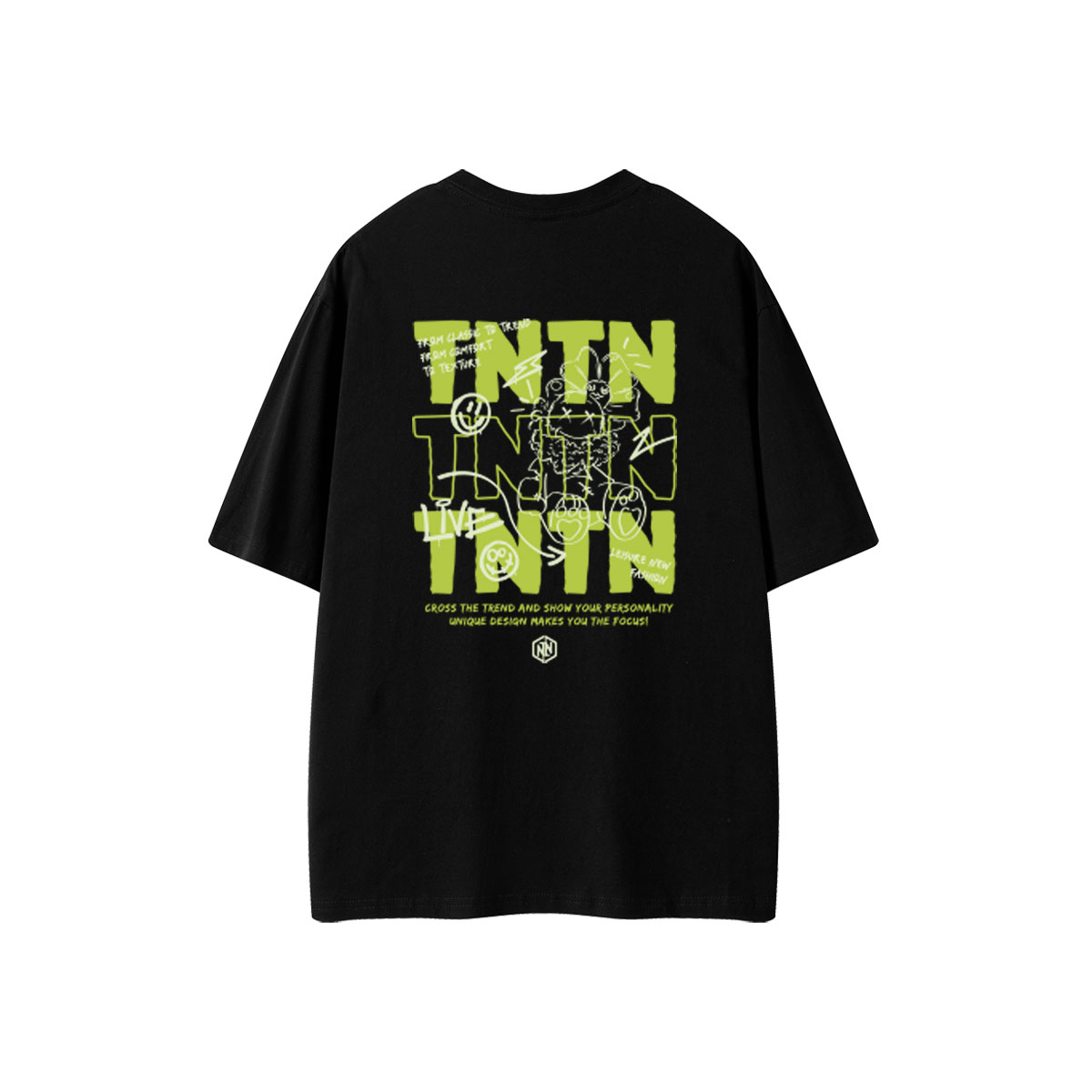 

Футболка унисекс TnTn, черный