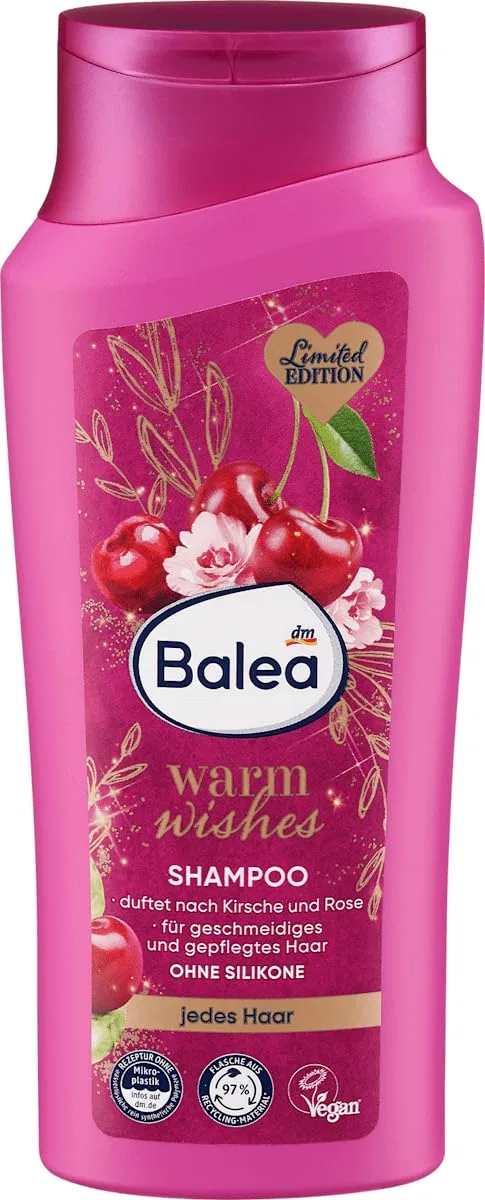 Набор шампуней для волос Balea Warm Wishes и Sugar Plum, 2 х 300 мл Balea — фото 2