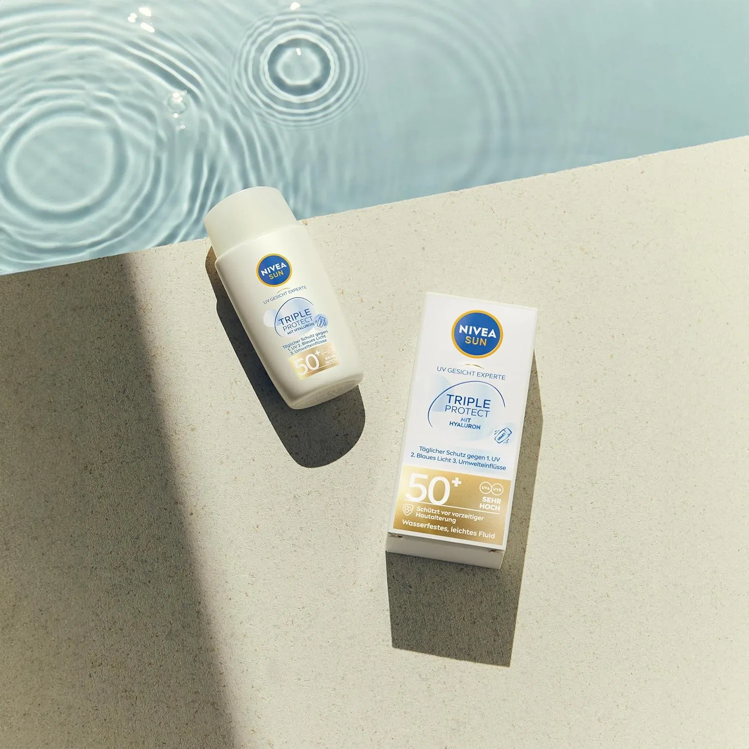 Солнцезащитный флюид для лица «UV Face Triple Protect» SPF 50+ от NIVEA SUN Nivea Sun — фото 4